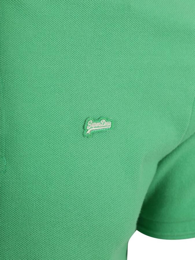 Superdry Polo Shirt Korte Mouw Polo Pique Classic Island Groen - Foto 8