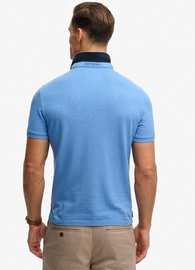 Superdry Polo Piqué Monogram Blauw - Foto 6