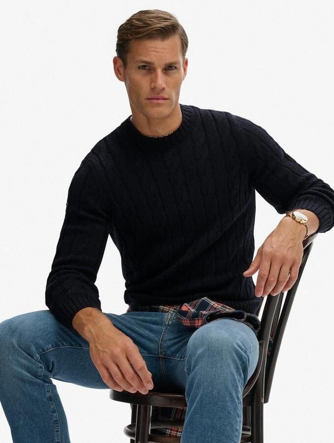 Superdry Pullover Jacob Cable Navy - Foto 2