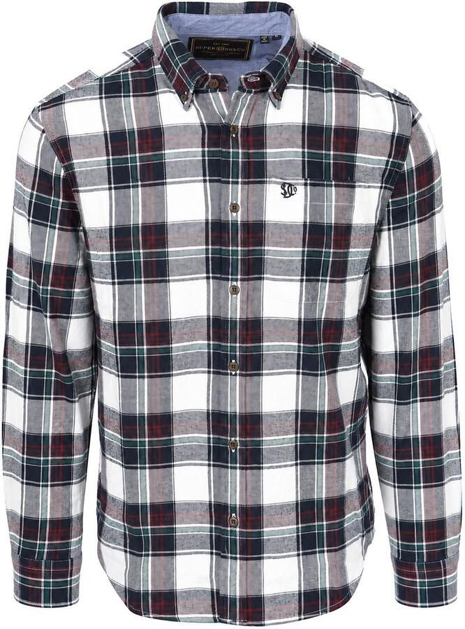 Superdry Sweater Shirt Cotton Lumberjack Skylar Check white - Foto 2