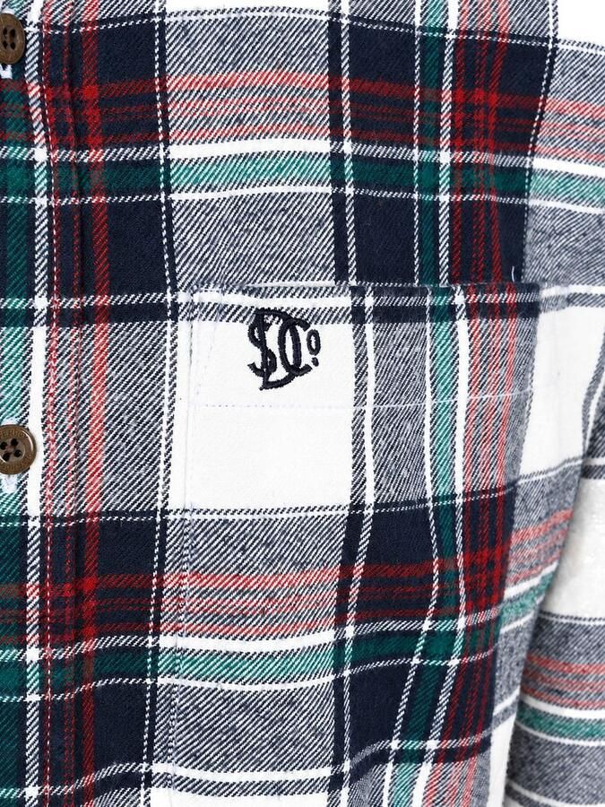 Superdry Sweater Shirt Cotton Lumberjack Skylar Check white - Foto 3