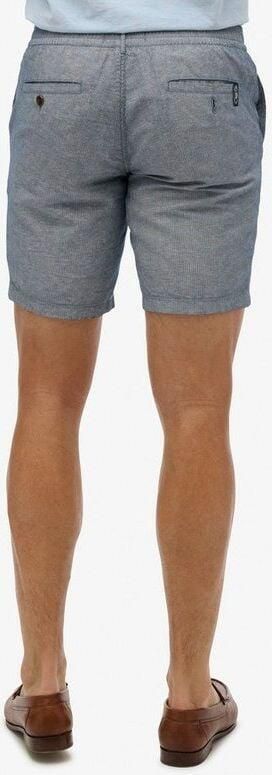 Superdry Broek Short Linen Merchant navy Stripe - Foto 10