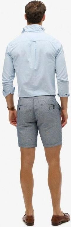 Superdry Broek Short Linen Merchant navy Stripe - Foto 12