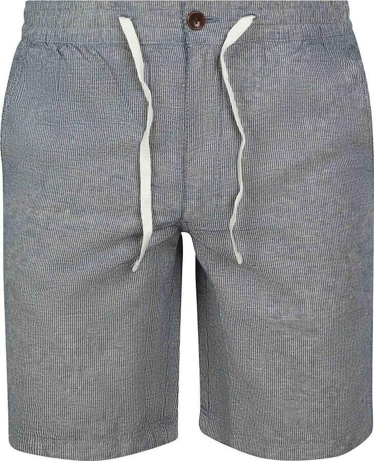 Superdry Broek Short Linen Merchant navy Stripe