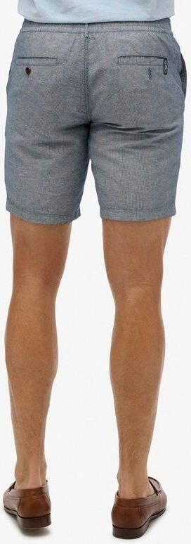 Superdry Broek Short Linen Merchant navy Stripe - Foto 10