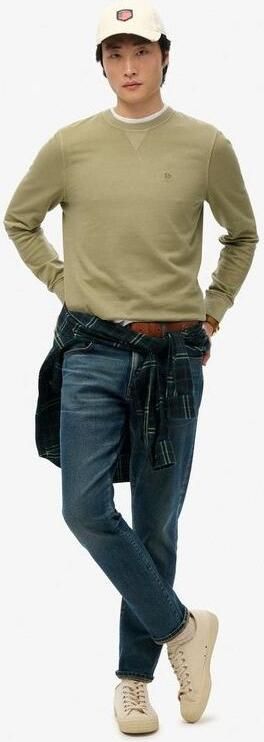 Superdry Sweater Classic Essential Olijfgroen - Foto 5