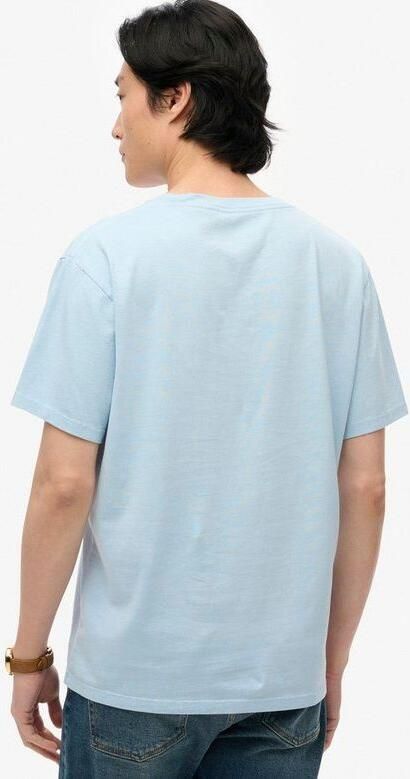 Superdry Tee Essentials Relaxed Lichtblauw - Foto 4