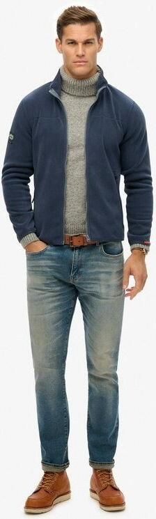 Superdry Vest Fleece Lauren Navy - Foto 5