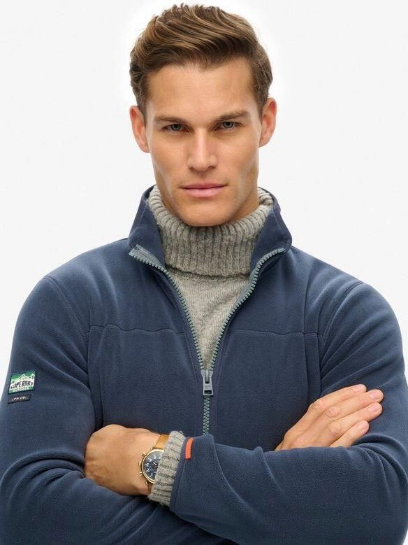Superdry Vest Fleece Lauren Navy - Foto 3