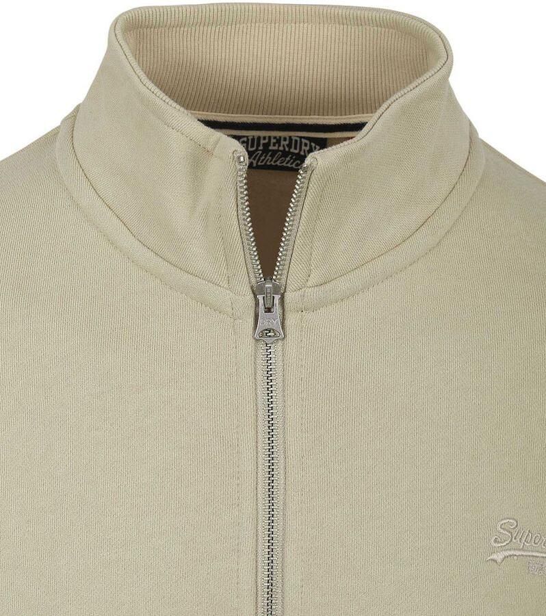 Superdry Sweater Vest Zip Track Beige