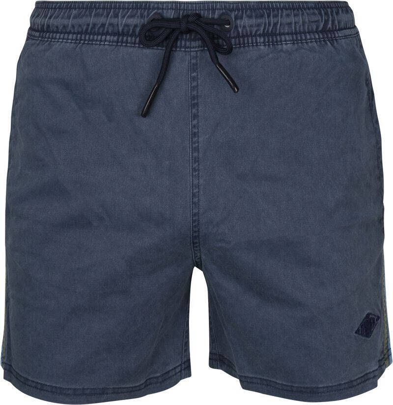 Superdry Vintage Stripe Shorts Donkerblauw