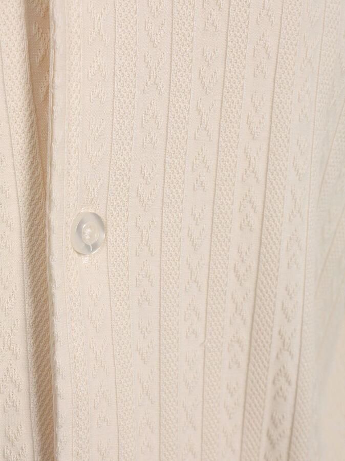Supply & Co Short Sleeve Overhemd Stretch Off White - Foto 2