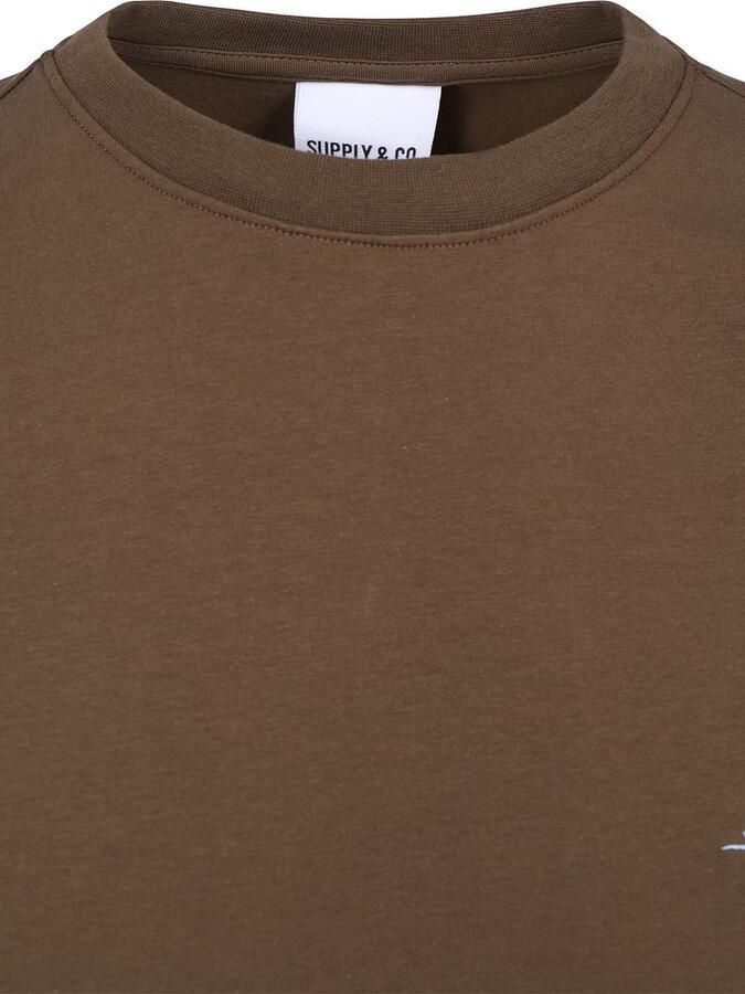 Supply & Co T-Shirt Backprint Bruin - Foto 2