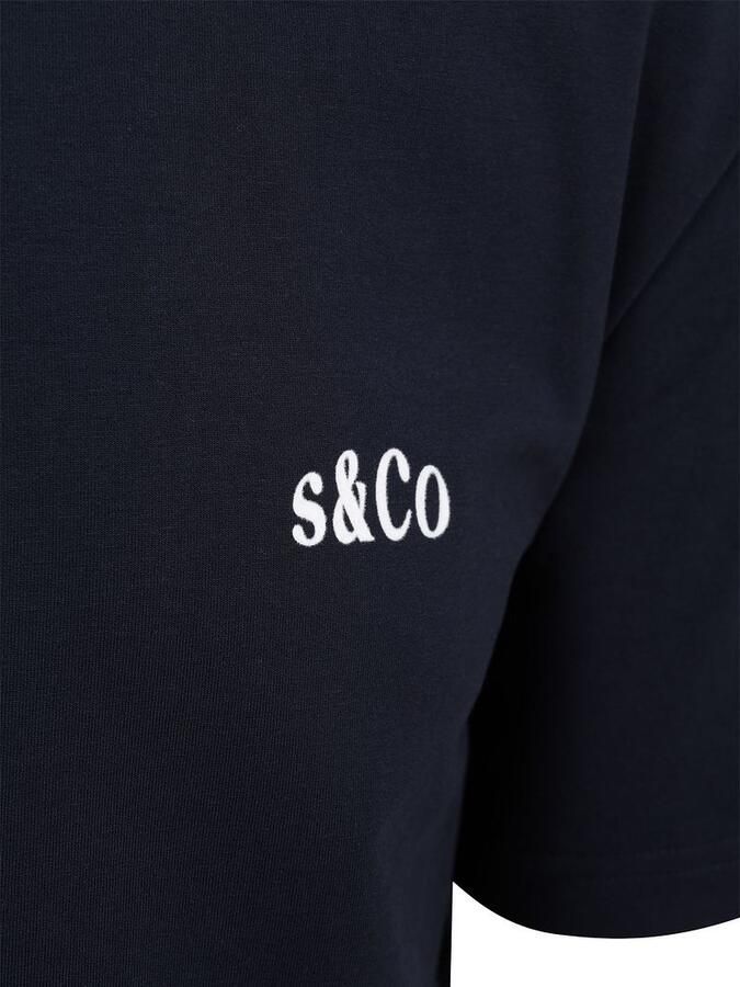 Supply & Co T-Shirt Backprint Navy - Foto 3