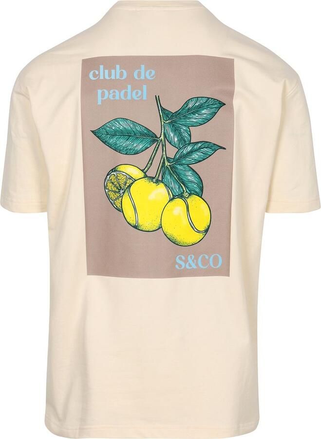 Supply & Co T-Shirt Backprint Off White
