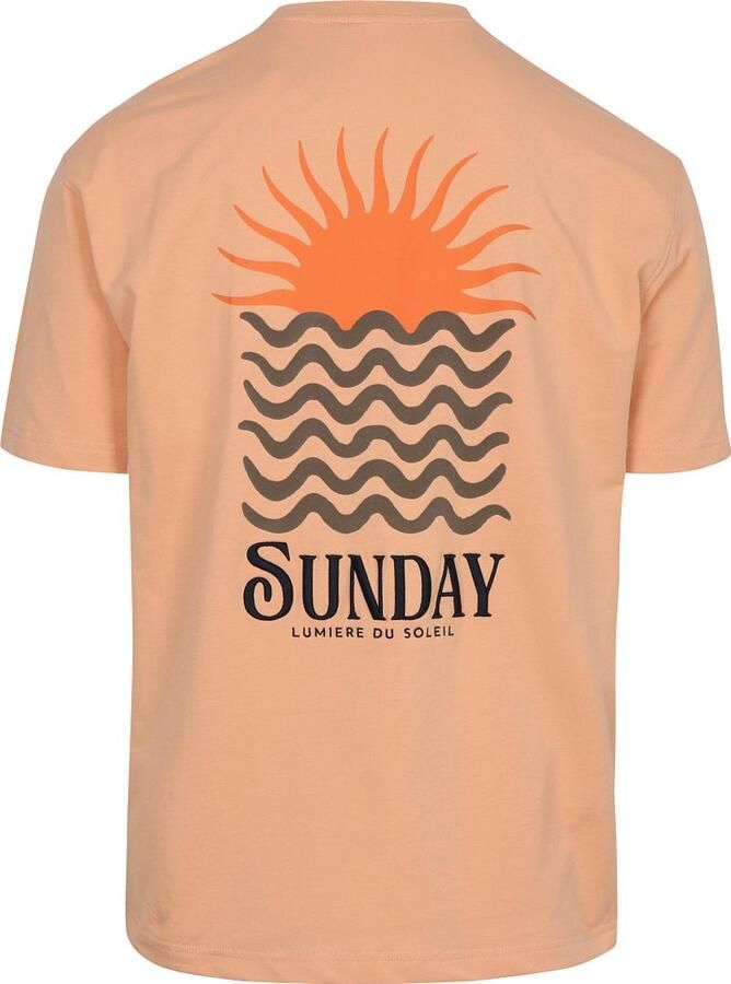 Supply & Co T-Shirt Backprint Oranje