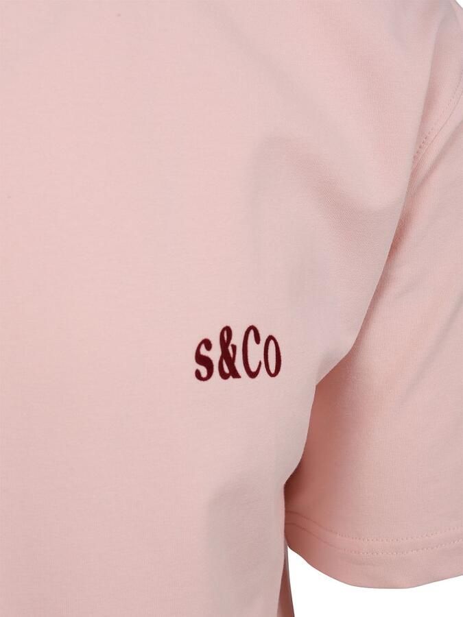 Supply & Co T-Shirt Backprint Roze - Foto 3