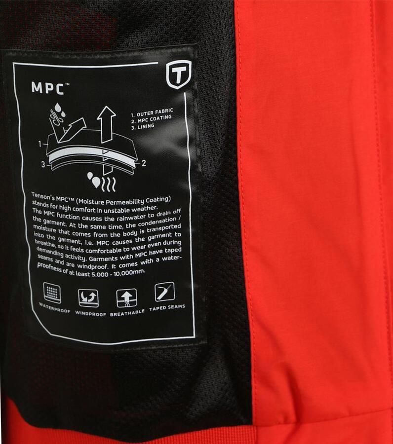 Tenson Andrew MPC Jacket Rood - Foto 3