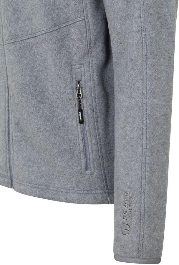 Tenson Sweater Miracle Fleece Jack Grijs - Foto 4