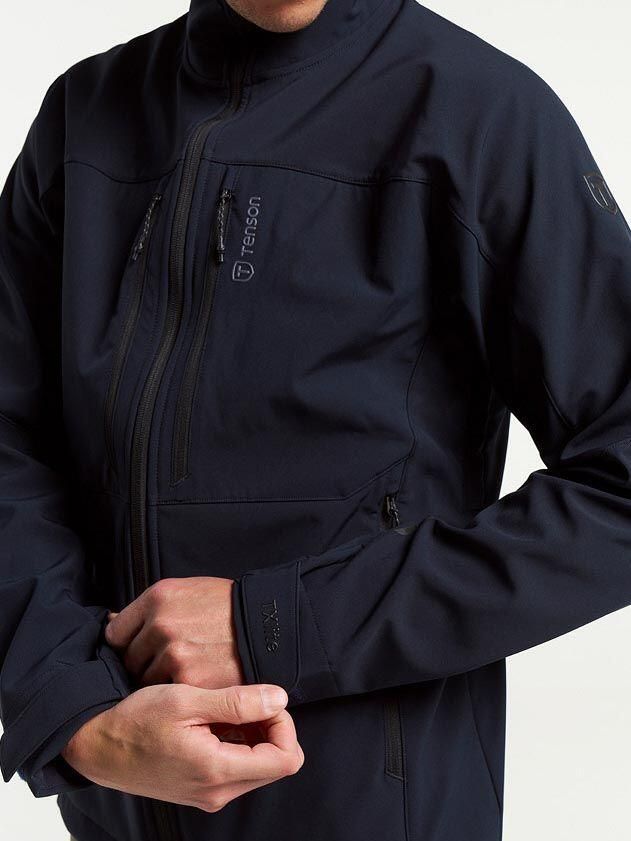 Tenson Technische jassen Softshell Jack Zwart