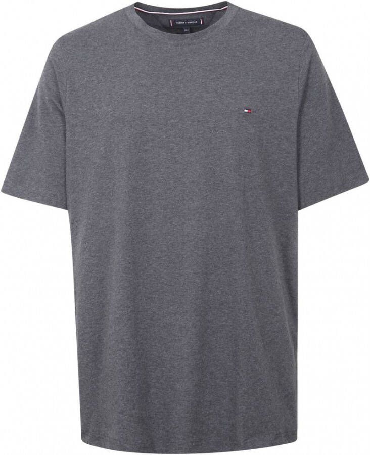 Tommy Hilfiger Big en lang T-shirt stretch Grijs Heren