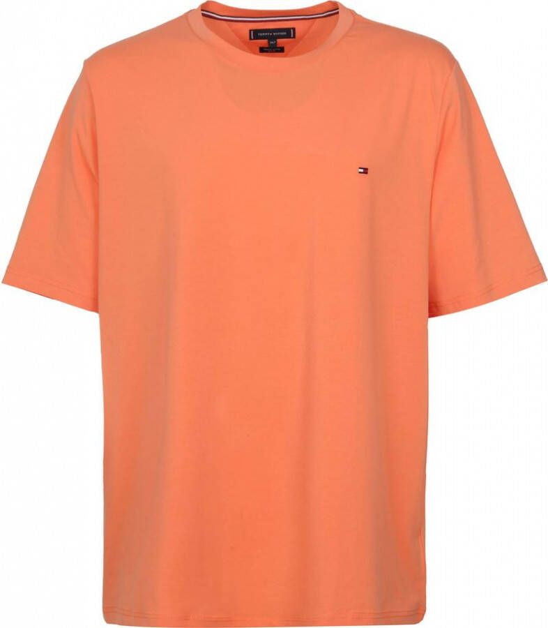 Tommy Hilfiger Big en lang T-shirt stretch Oranje Heren