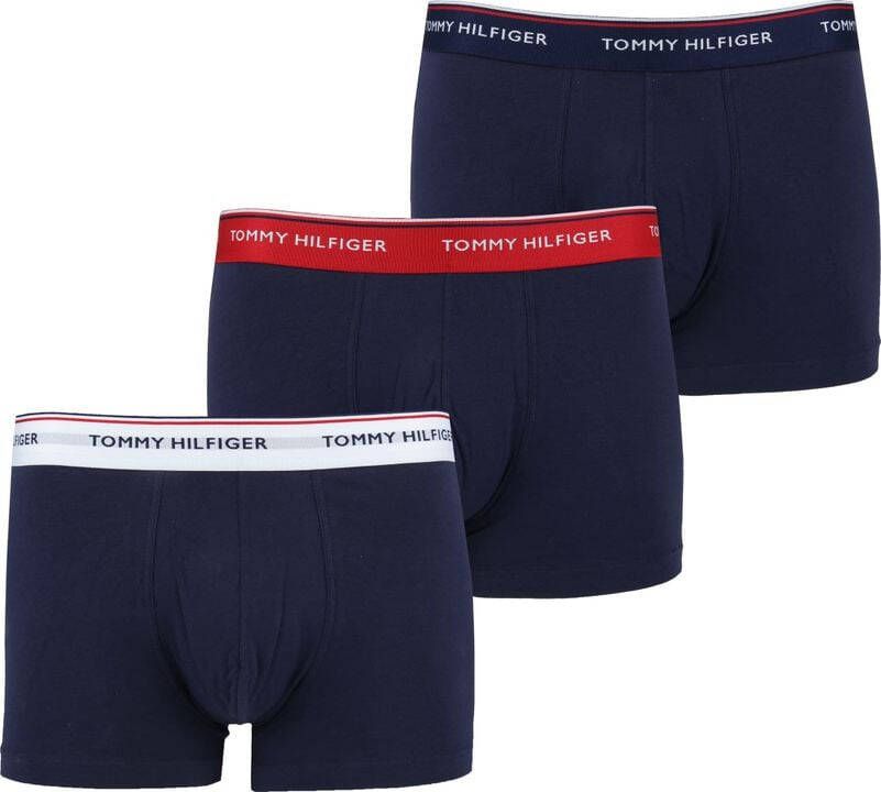 Tommy Hilfiger Boxershorts 3-Pack Trunk Navy Multi
