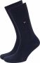 Tommy Hilfiger 2 Paar Klassieke Donkerblauwe Sokken Blue Unisex - Thumbnail 6