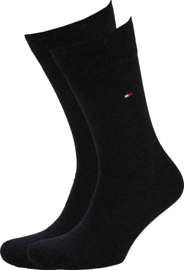 Tommy Hilfiger Classic 2-Pack Sokken Zwart