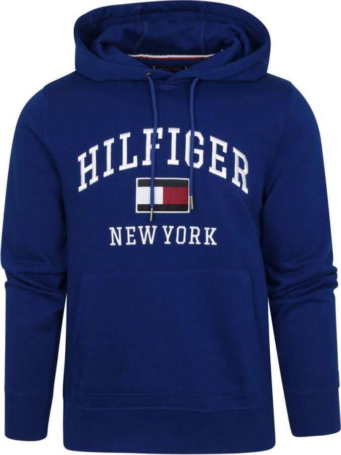 Tommy Hilfiger Hoodie met labelstitching model 'VARSITY'