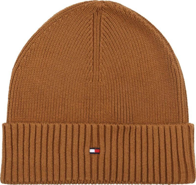 Tommy Hilfiger Knitted Muts Bruin