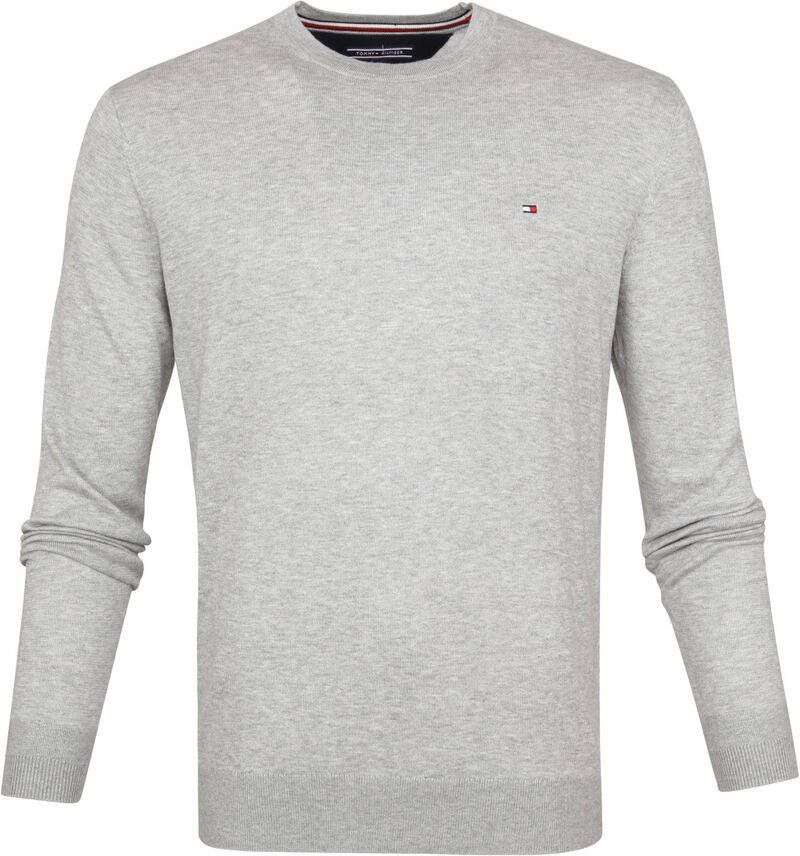 Tommy Hilfiger Pullover O-Hals Lichtgrijs