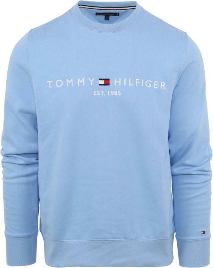 Tommy Hilfiger Sweatshirt met labelstitching model 'TOMMY LOGO SWEAT'