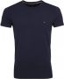 TOMMY HILFIGER Heren Polo's & T-shirts Core Stretch Slim C-neck Donkerblauw - Thumbnail 2