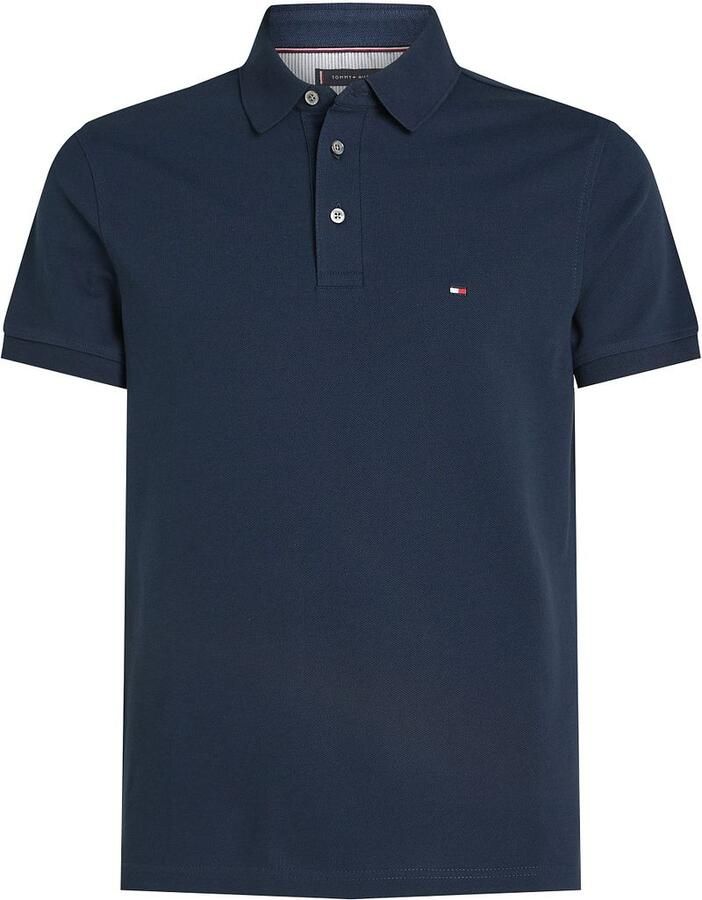 Tommy Hilfiger slim fit polo 1985 donkerblauw - Foto 4