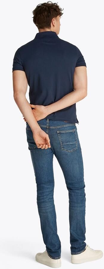 Tommy Hilfiger slim fit polo 1985 donkerblauw - Foto 3