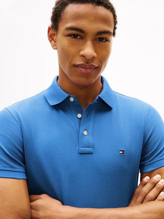 Tommy Hilfiger 1985 Polo Orbit Blauw - Foto 3