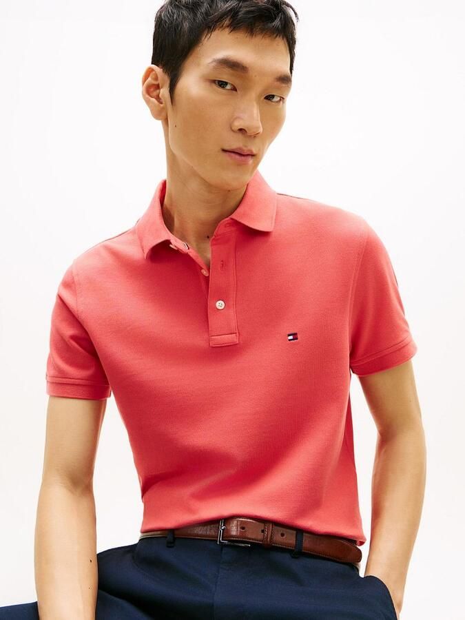 Tommy Hilfiger 1985 Polo Vintage Rood - Foto 3