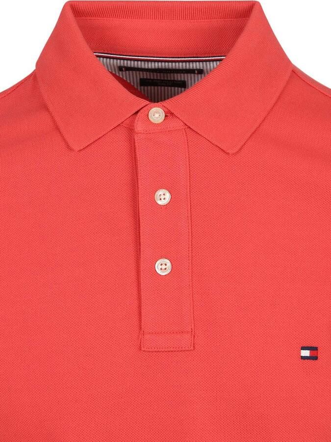 Tommy Hilfiger 1985 Polo Vintage Rood - Foto 4