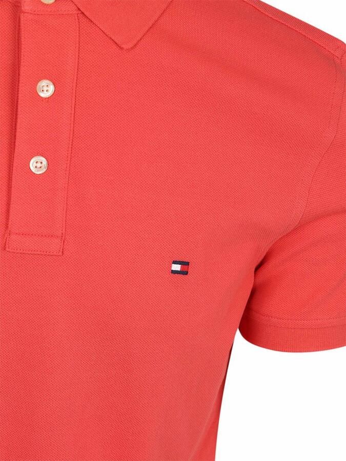 Tommy Hilfiger 1985 Polo Vintage Rood - Foto 5