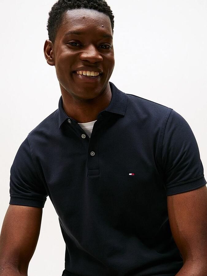Tommy Hilfiger Poloshirt 1985 SLIM POLO met borduursel en piquékwaliteit - Foto 12