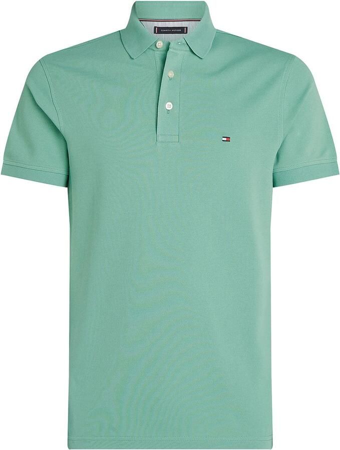 Tommy Hilfiger Slim fit poloshirt van een mix van katoen en elastaan - Foto 5