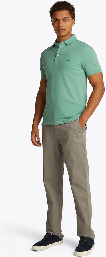 Tommy Hilfiger Slim fit poloshirt van een mix van katoen en elastaan - Foto 4