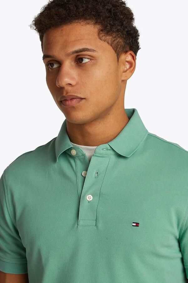 Tommy Hilfiger Slim fit poloshirt van een mix van katoen en elastaan - Foto 3