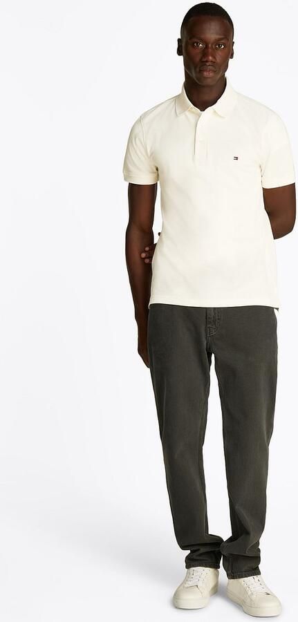 Tommy Hilfiger Poloshirt 1985 SLIM POLO met piquéstructuur en borduursel gemêleerd casual slim fit katoenmix polokraag - Foto 14