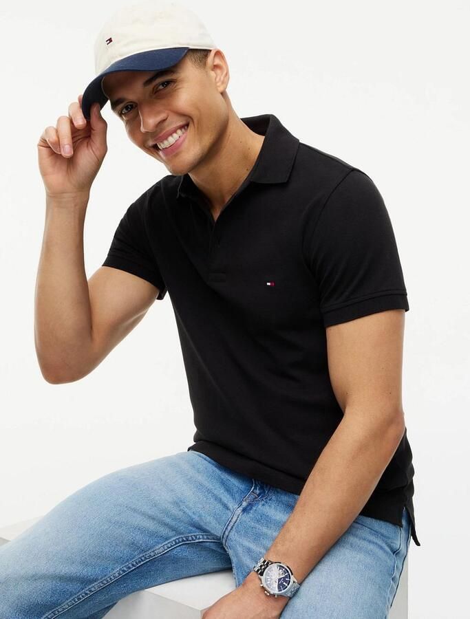 Tommy Hilfiger Poloshirt 1985 SLIM POLO met borduursel en piquékwaliteit - Foto 10