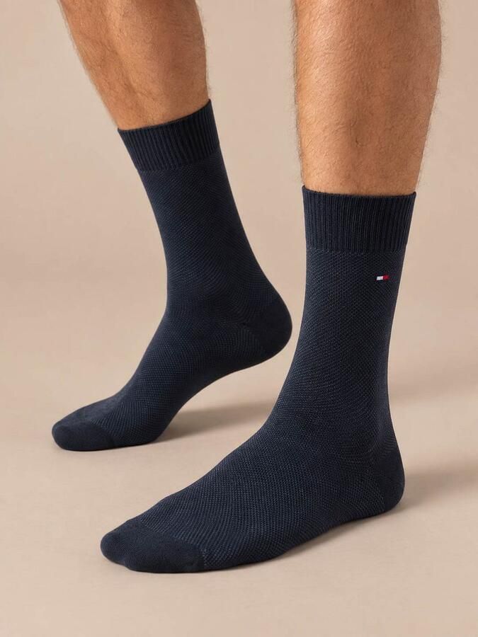 Tommy Hilfiger Sokken met labeldetails in een set van 2 paar model 'Birdeye' - Foto 4