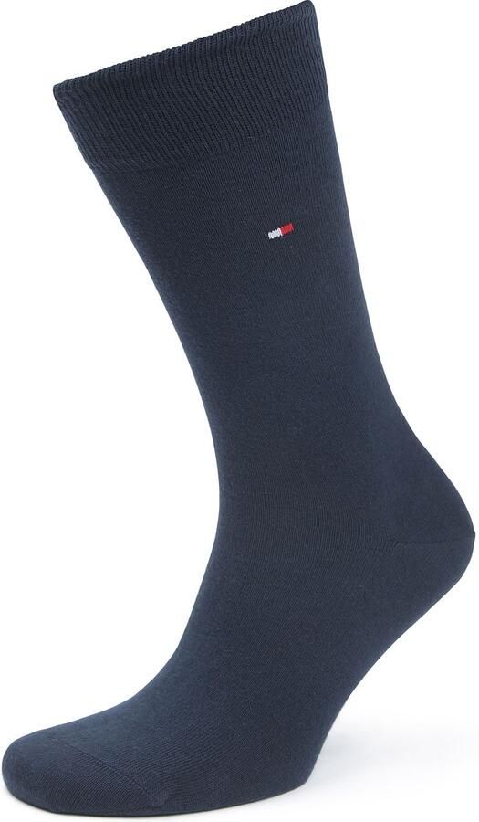 Tommy Hilfiger 2-Pack Sokken Birdseye Burgundy Navy - Foto 4