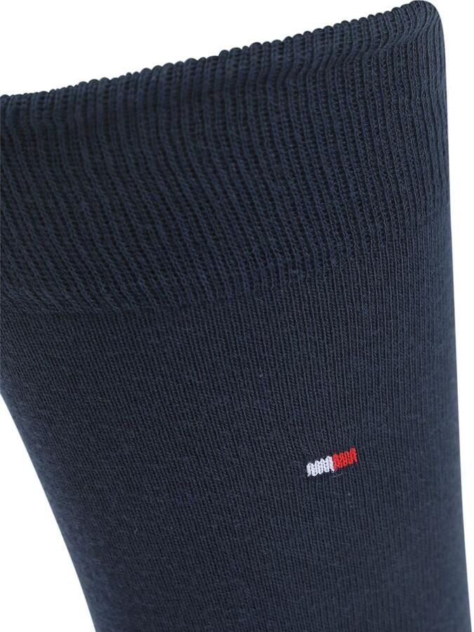 Tommy Hilfiger 2-Pack Sokken Birdseye Burgundy Navy - Foto 3