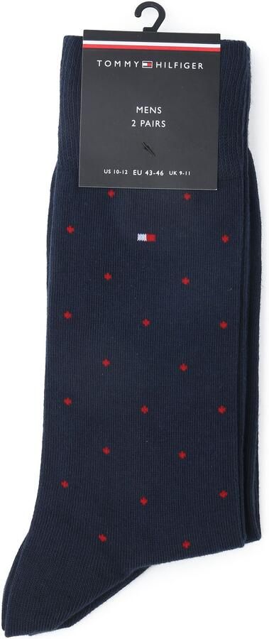Tommy Hilfiger Sokken TH MEN SOCK 2P DOT met klassieke merkdruk (2 paar 2 paar) - Foto 7